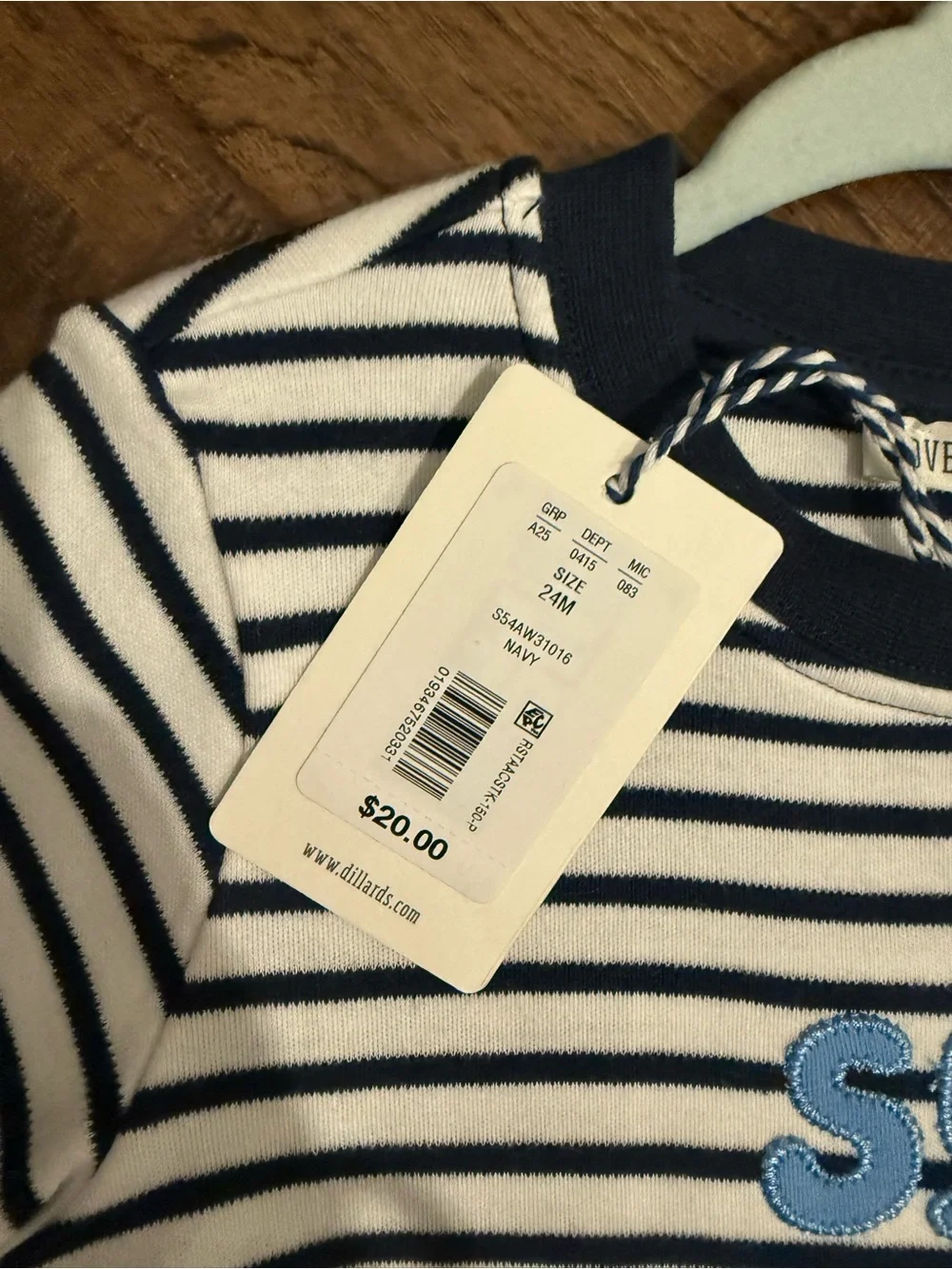 Sun, Salt & Surf Striped Baby Romper - Navy & White